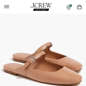 J Crew Factory Mary Jane Mules